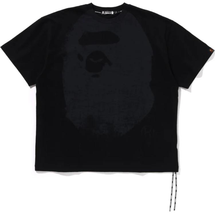 Bape X Mastermind Ape Head Over Print Relaxed Fit Tee