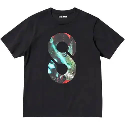 UNIQLO T Shirts Unisex Black Crew Neck Moderate Other