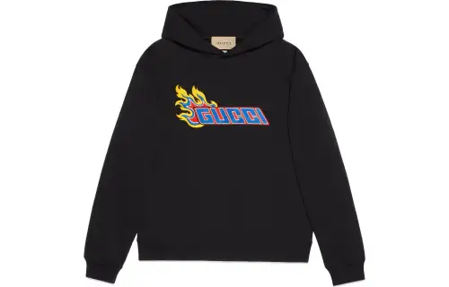 GUCCI SS24 Sweatshirt Men's Black