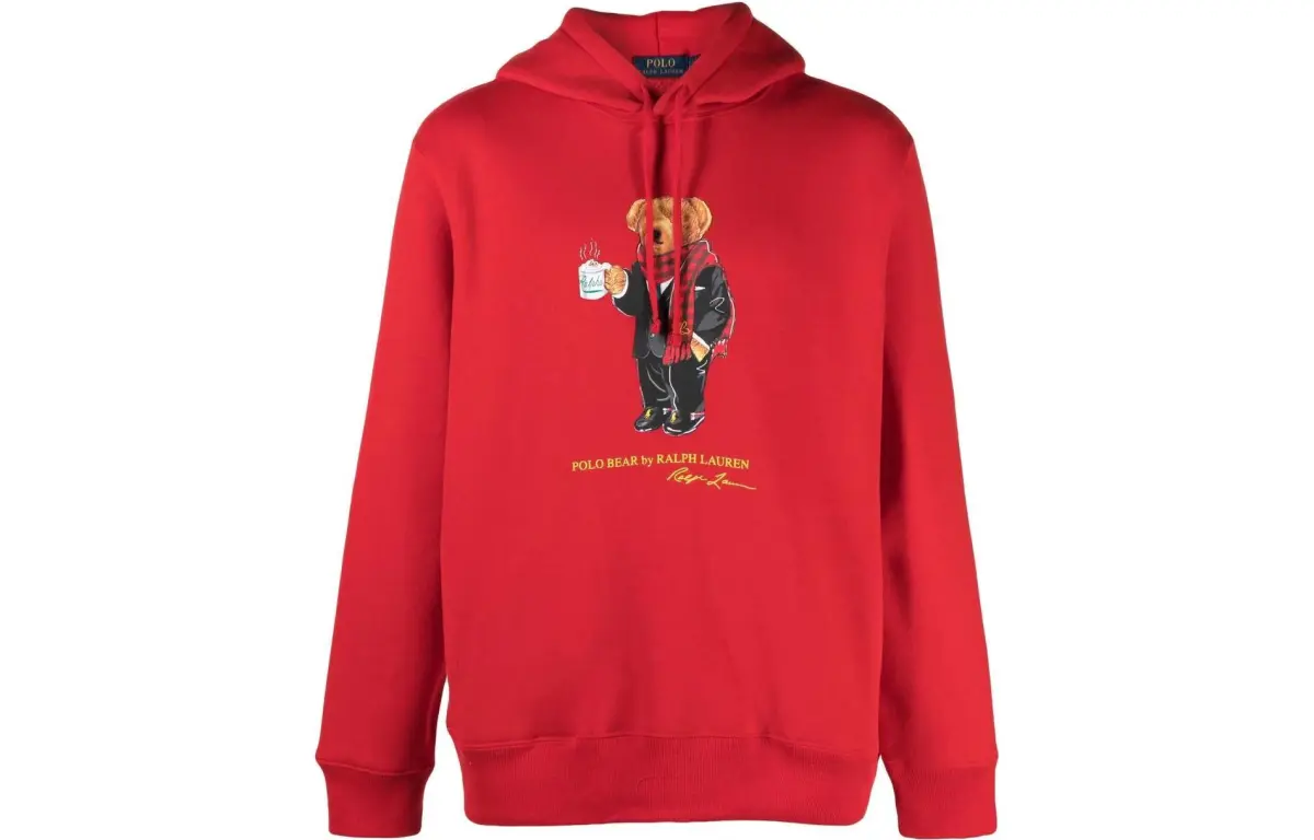 Polo Bear cotton hoodie