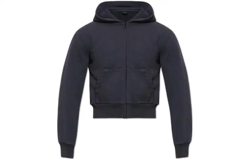 Balenciaga FW23 Sweatshirt Slim Fit Men's Black