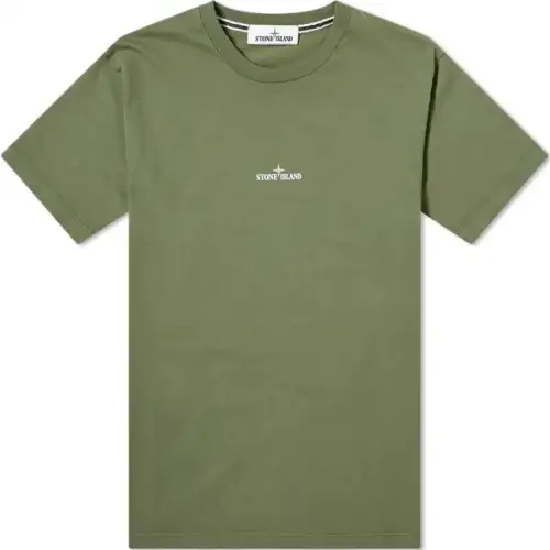 STONE ISLAND T Shirt Men's Olive Green