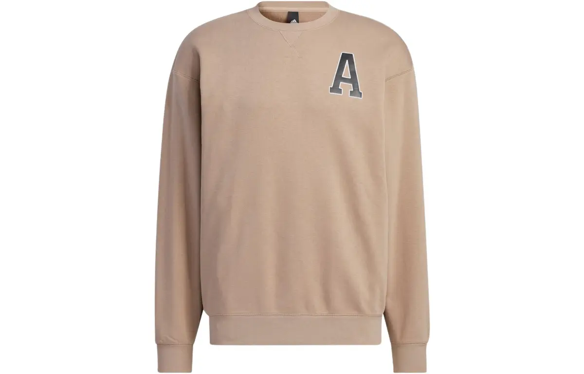 Adidas Sweatshirts Unisex Coffee Crew Neck Moderate Regular