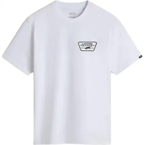 Vans FULL PATCH BACK T Shirt Men's White