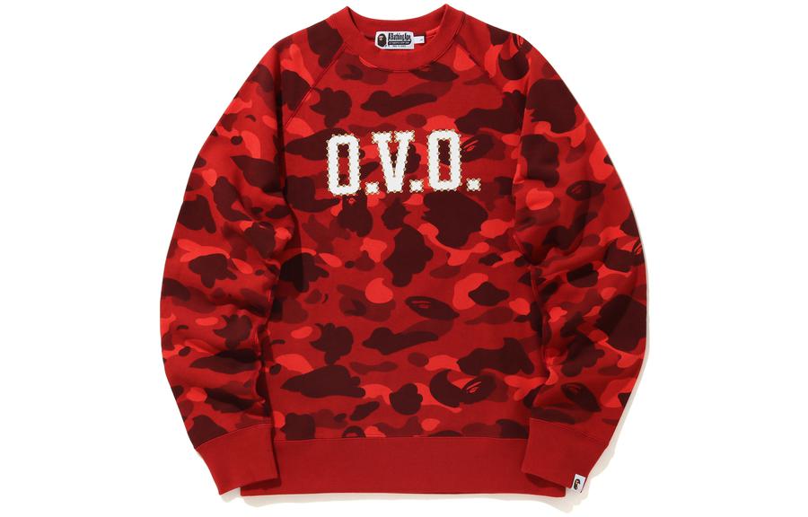 Bape X Ovo Color Camo Crewneck