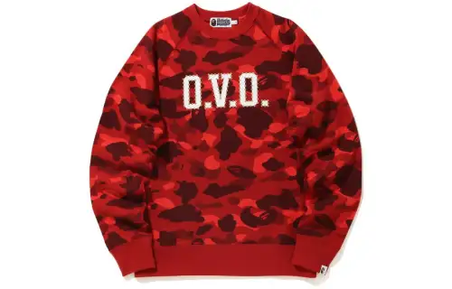 Bape X Ovo Color Camo Crewneck