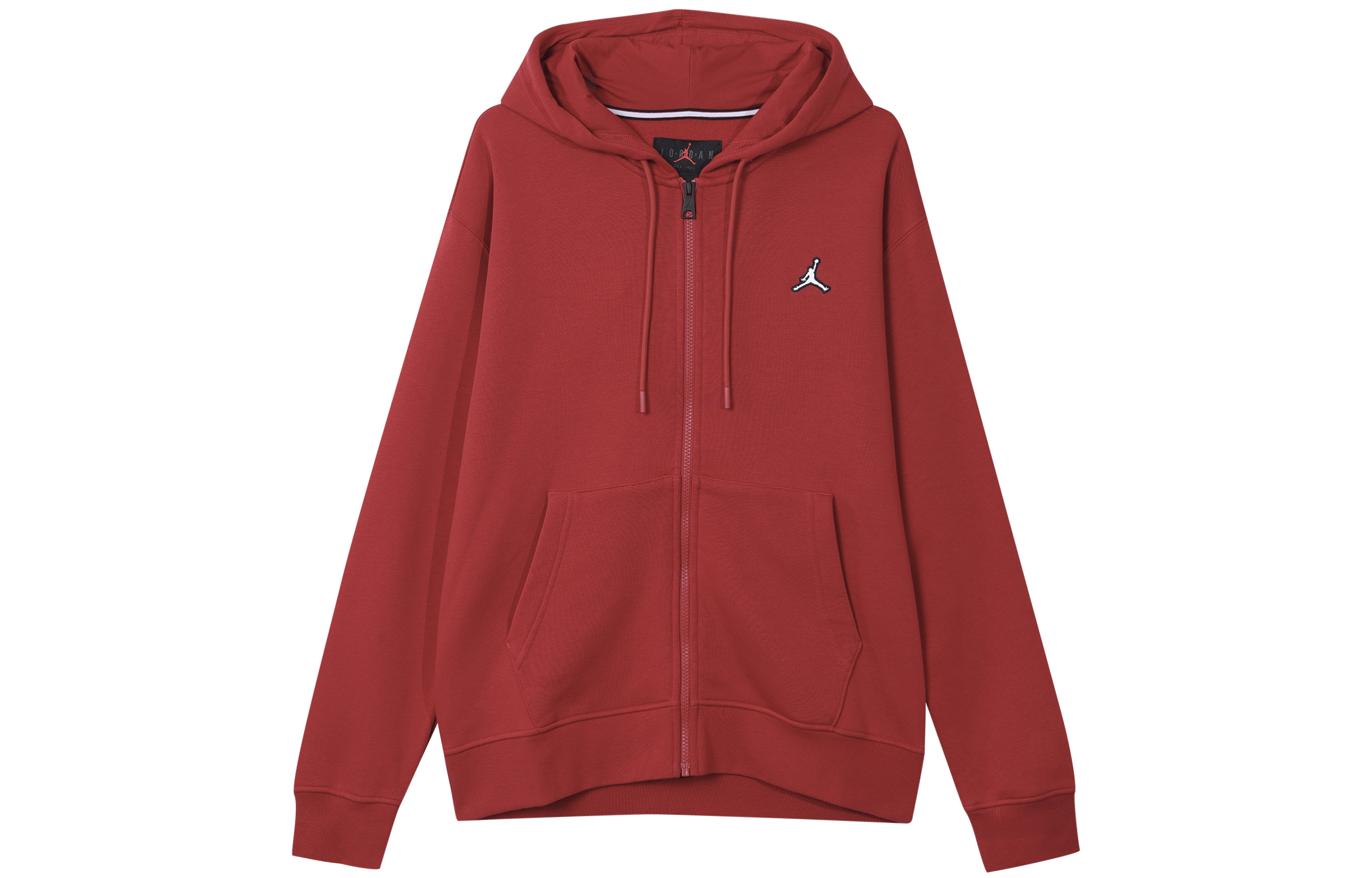 Мужское худи Jordan Zip-Up (красное)