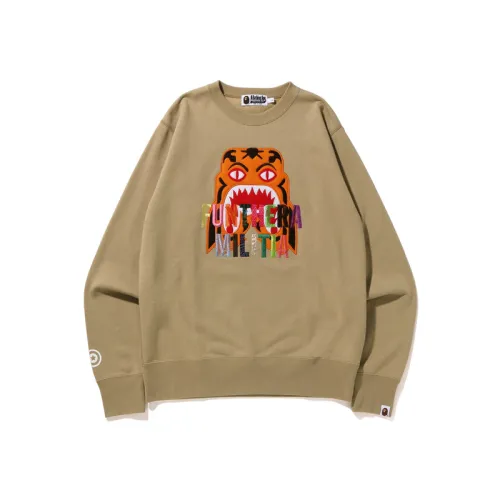 A BATHING APE Sweatshirts Men's Crew Neck Moderate Regular