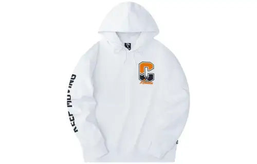 ANTA Life Collection Sweatshirts Men's Snowflake White Hooded Thickened Regular