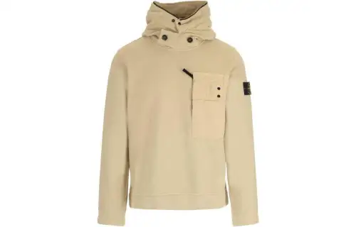 STONE ISLAND Sweatshirts Men's Beige Hooded Moderate
