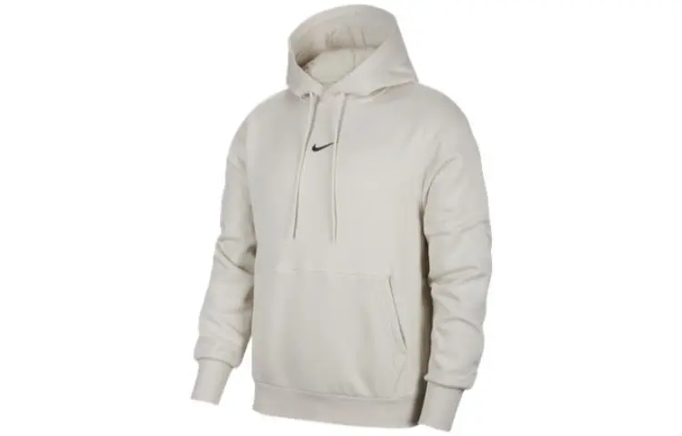 Nike Sweatshirts Men's Light Bone Hooded Moderate Straight Fit
