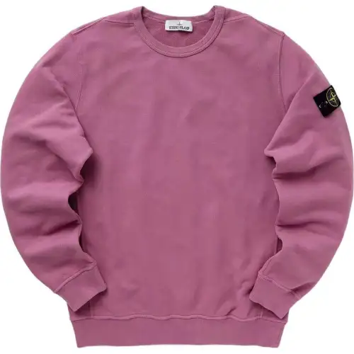 STONE ISLAND Brushed Organic Cotton Crewneck