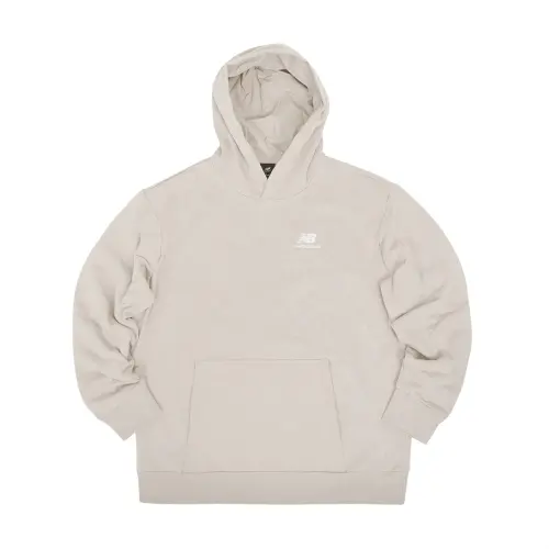 New Balance Atletikk Vattert Sweatshirts Men's White Hooded Moderate Regular