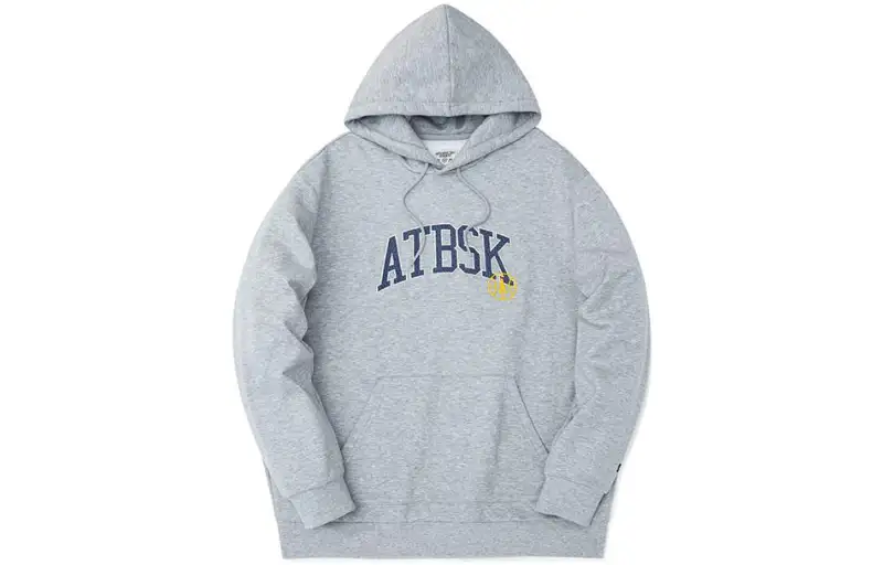 ANTA Sweatshirts Men's Gray Hooded Thickened Regular