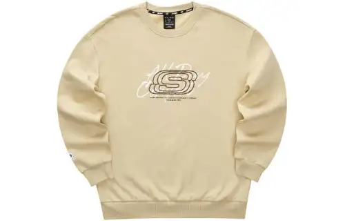 Skechers Sweatshirts Unisex Irish Cream Crew Neck Moderate Regular