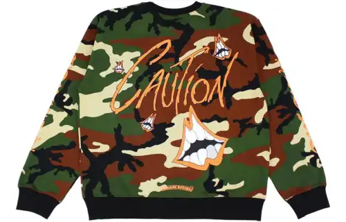 Chrome Hearts Matty Boy Caution Crewneck