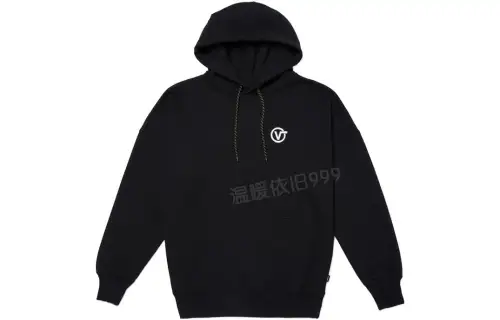 Vans Sweatshirts Unisex Black Hooded Moderate Regular