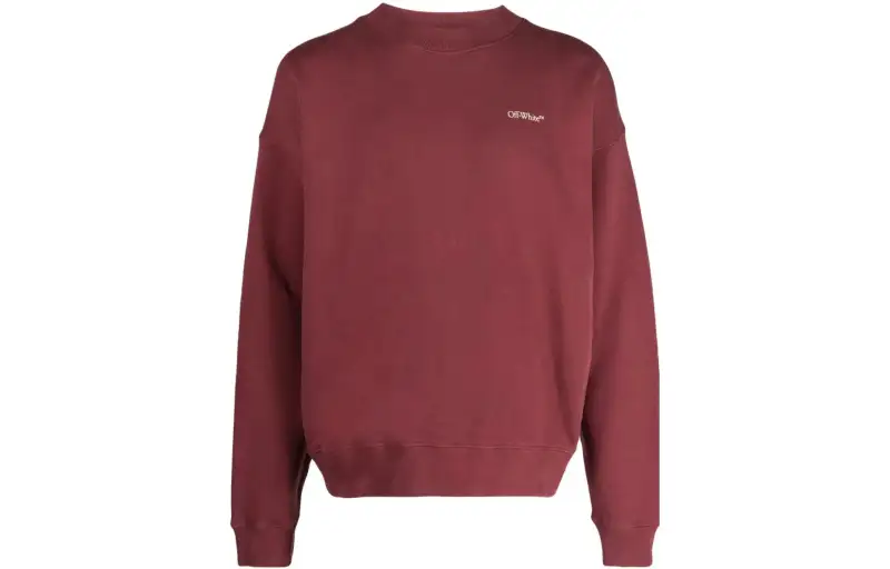 OFF WHITE Sweatshirt Men's Burgundy