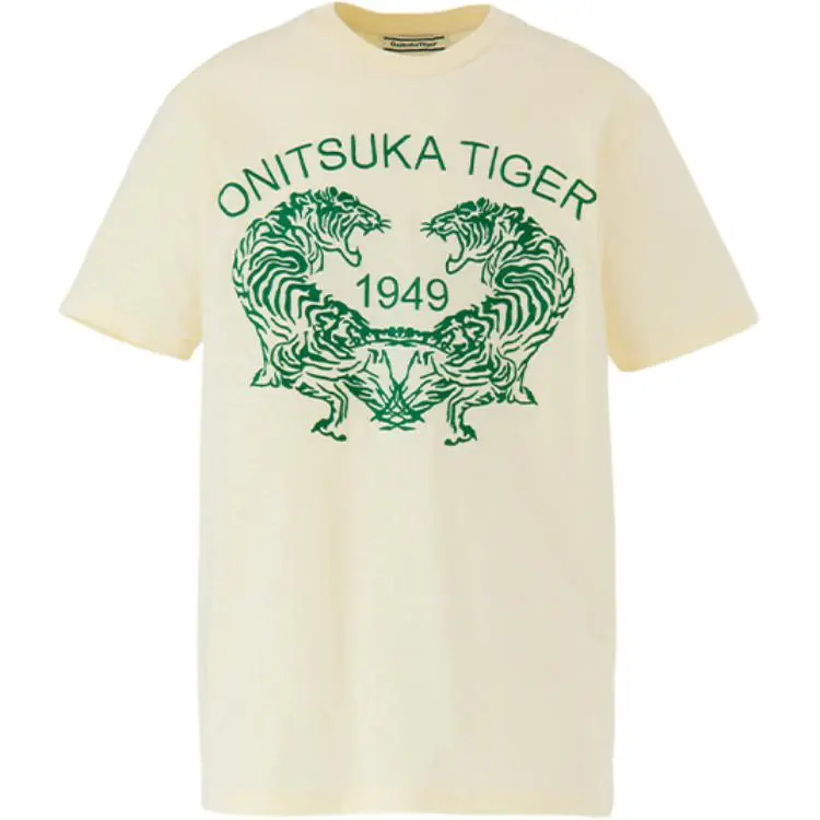 Onitsuka Tiger T Shirt Unisex Ecru