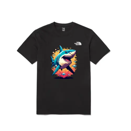 THE NORTH FACE SharkShock T Shirt Unisex Black