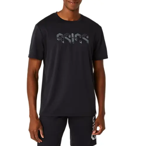 Asics T Shirt Men's Performance Black/Steel Gray