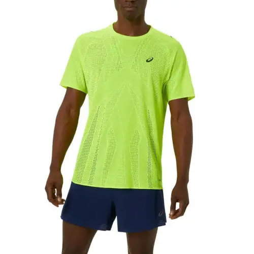 ASICS METARUN SS TOP Running T Shirt Men's Yellow