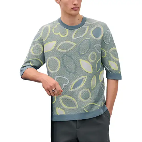 HERMES 2025 Spring Summer Collection Knitwear Men's Blue