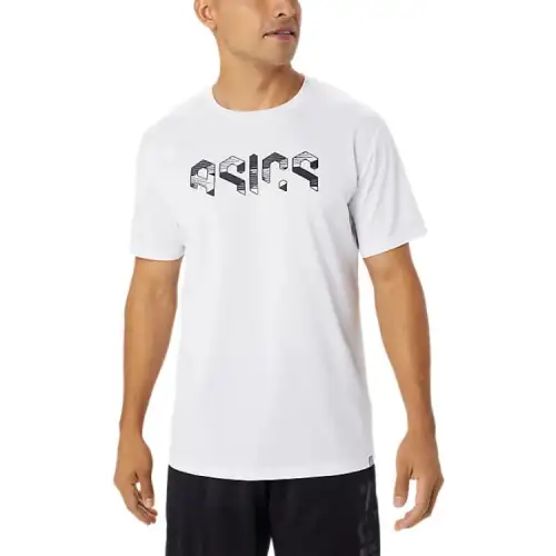 Asics Hex Graphic T Shirt Men's White