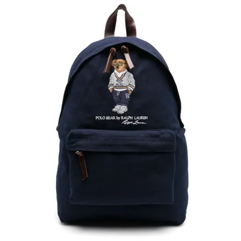 Polo Ralph Lauren Polo Bear Cotton Backpack Men's Navy Blue