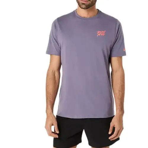 Asics x Better Cotton T Shirt Men's Gray Purple