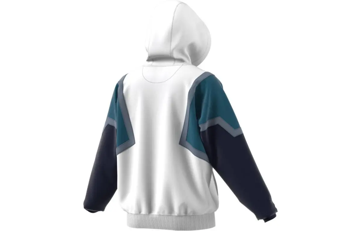 Adidas Originals Sweatshirts Men's White Hooded Moderate Straight Fit