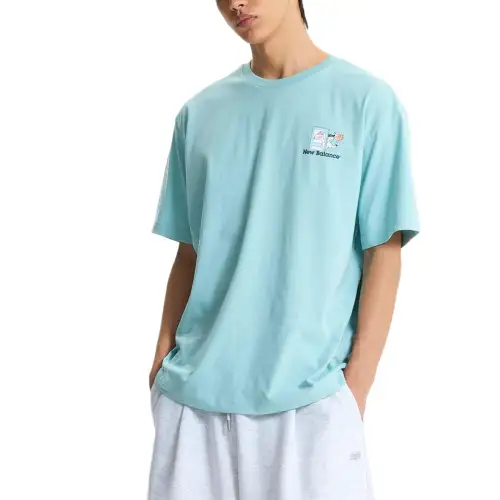 New Balance UNI NB BOY T Shirt Men's 84 Mint