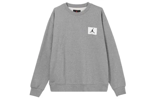 Jordan Sweatshirts Men's Gray Crew Neck Thickened Regular