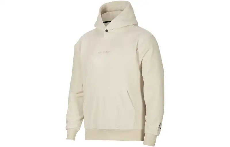 Jordan Sweatshirts Men's Khaki Hooded Moderate Regular