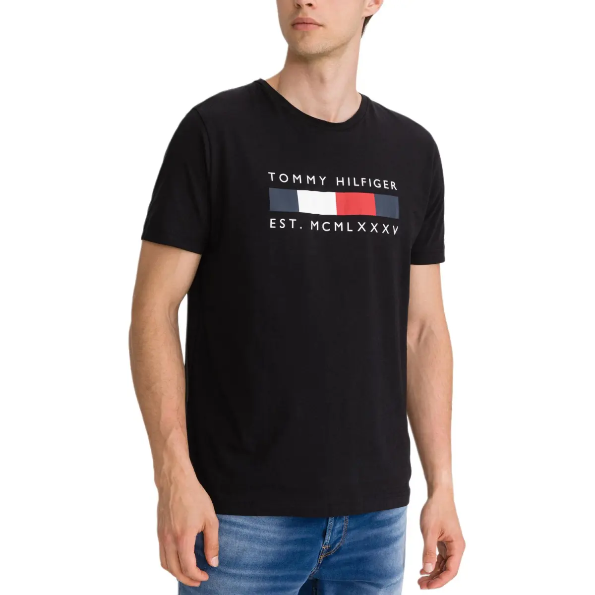 Tommy Hilfiger T Shirt Men's Black