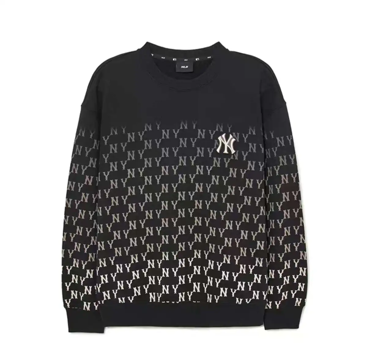 MLB Sweatshirts Unisex Black Crew Neck Moderate Regular