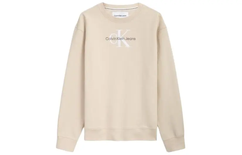 CALVIN KLEIN Sweatshirt Men's Almond Yellow