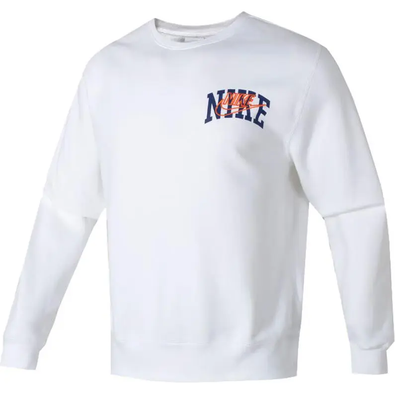Nike Sweatshirts Men's White Crew Neck Moderate Other
