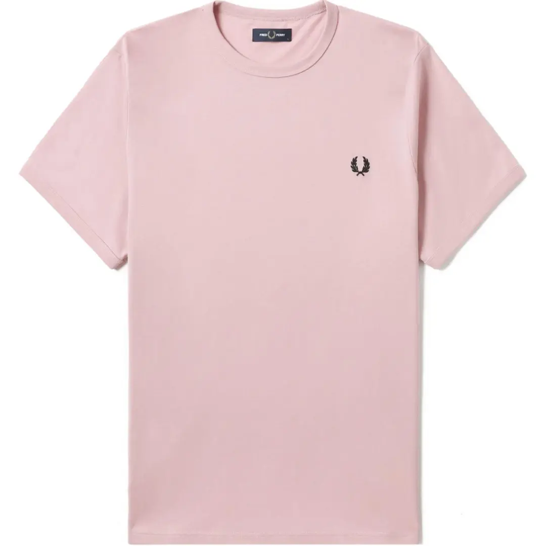 FRED PERRY Ringer Logo-embroidered T-shirt