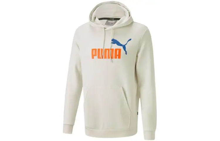 PUMA Sweatshirts Men's Gray Hooded Moderate Regular