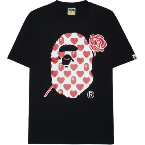 Bape Valentine Ape Head Tee