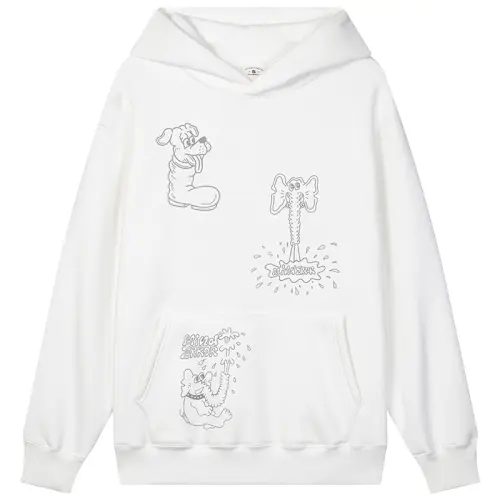 MIND ERROR Sweatshirts Unisex Hooded Moderate Regular