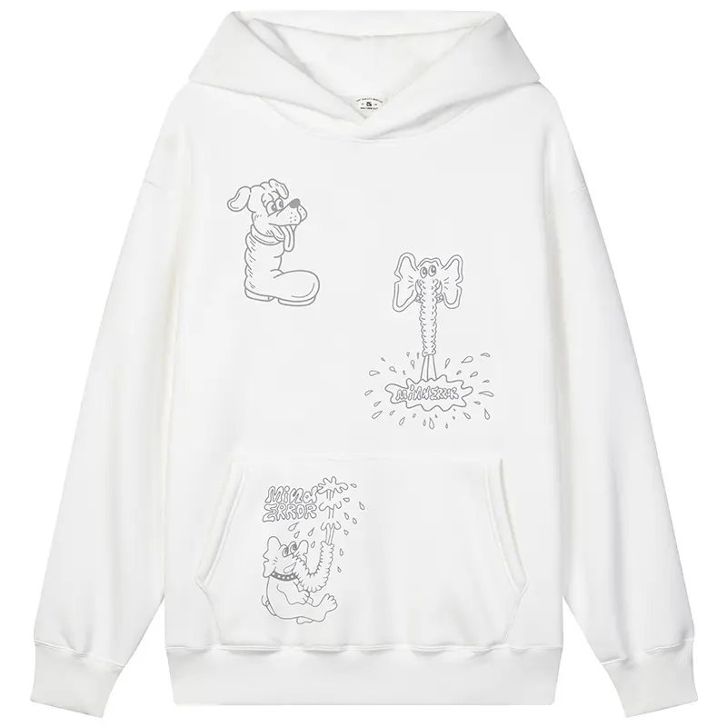 MIND ERROR Sweatshirts Unisex Hooded Moderate Regular
