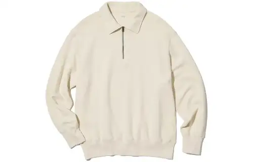 UNIQLO Sweatshirt Men's Light Beige