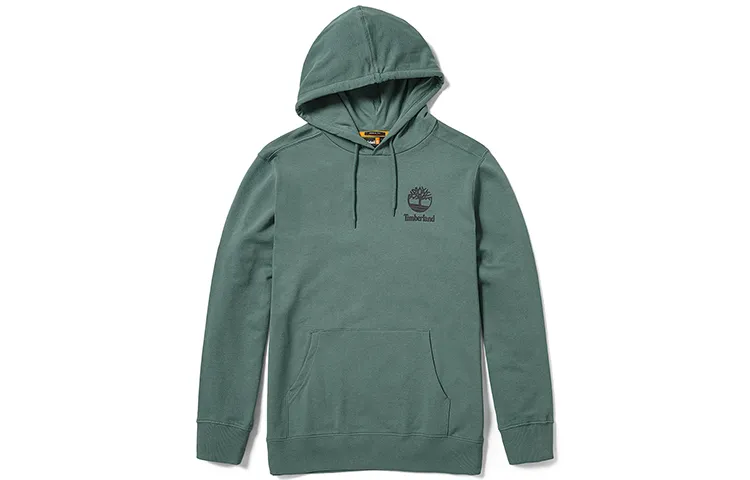 Timberland Sweatshirts Men's Spicy Green-Black Hooded Moderate Regular