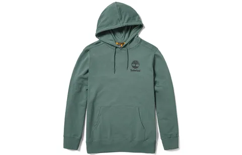 Timberland Sweatshirts Men's Spicy Green-Black Hooded Moderate Regular