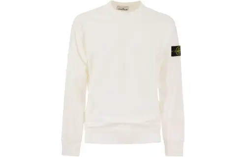 STONE ISLAND Logo Patch Crewneck Sweatshirt