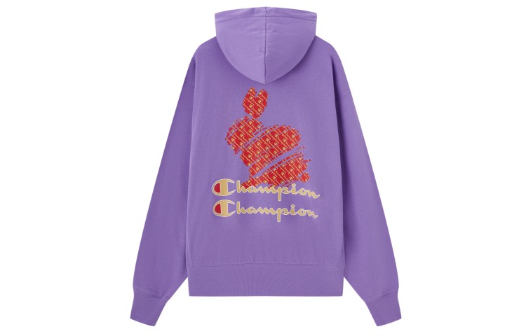 Худи Champion x CNY- (коричневое)