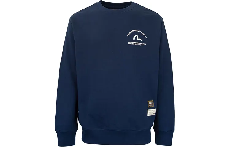 EVISU Sweatshirts Men's Crew Neck Moderate Other
