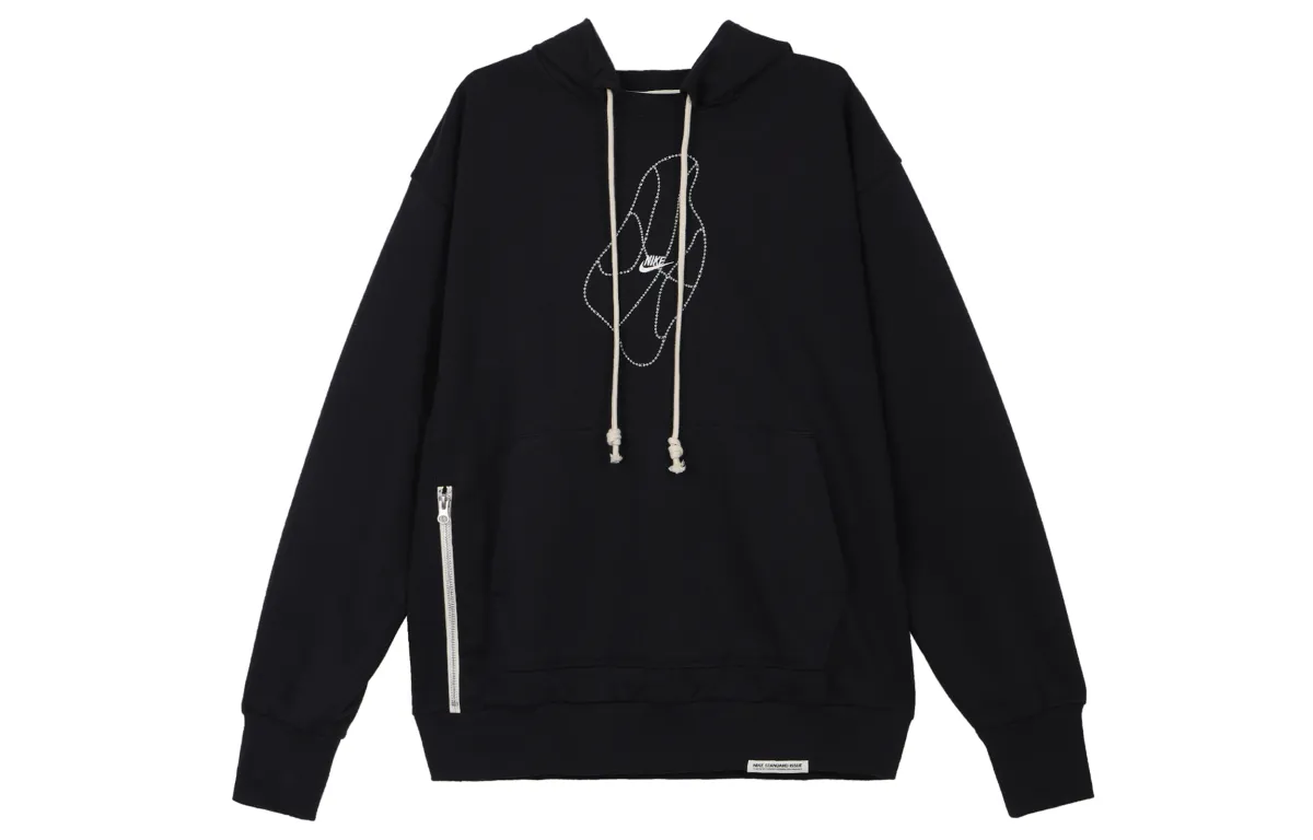 Nike Sweatshirts Men's Black Hooded Moderate Regular